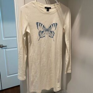 Forever 21 Butterfly Graphic Mini Dress